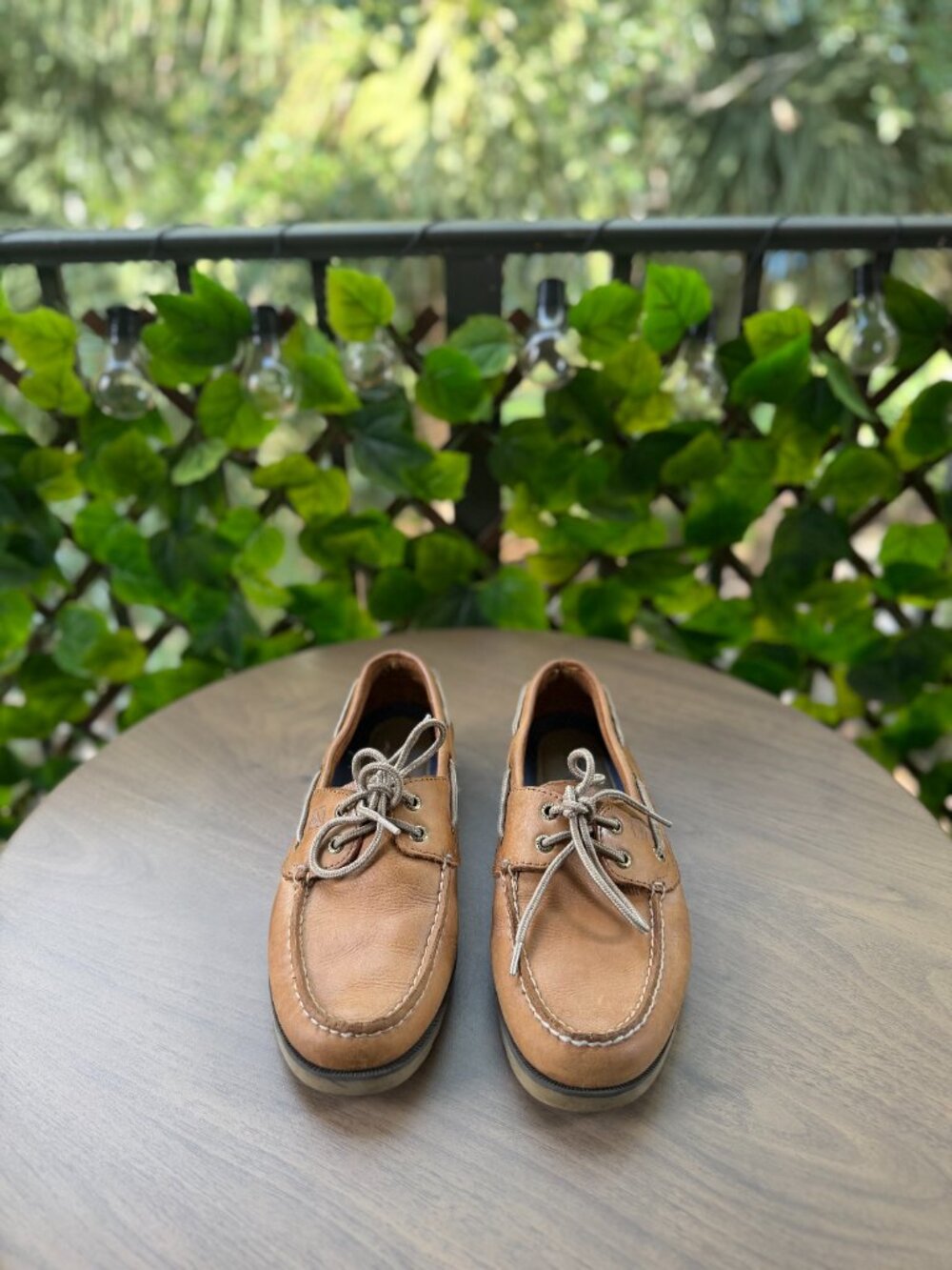 Sperry Top-Sider Authentic Original 2-Eye Boat Shoes Men's Tan Leather